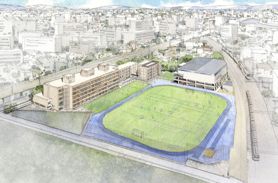 関西大学北陽高等学校イラスト