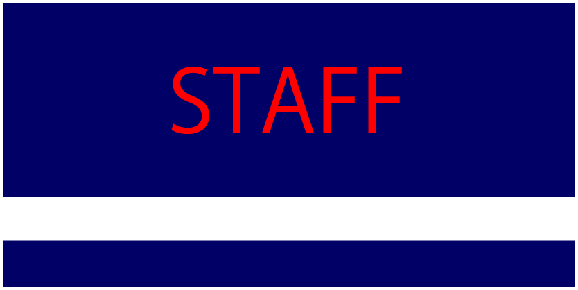 北陽高校ラグビー部STAFFボタン